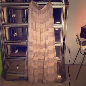 Unique long tule skirt